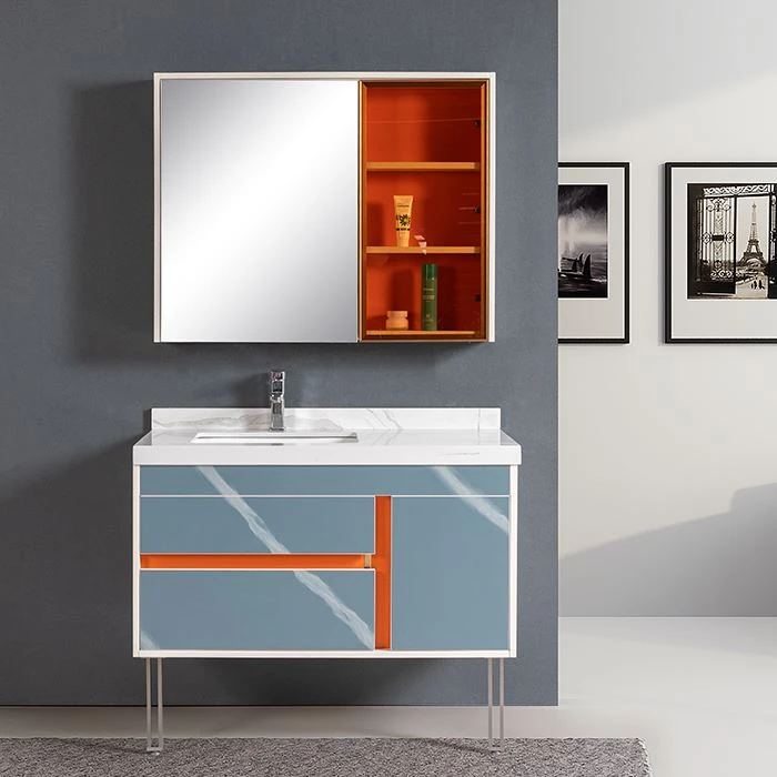 Tocador de baño de esquina