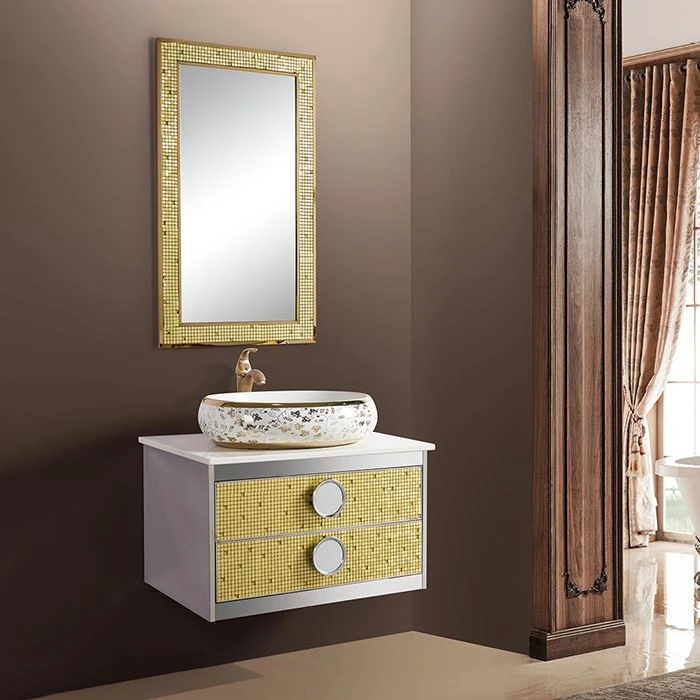 Grandes gabinetes de baño con espejo de acero inoxidable
