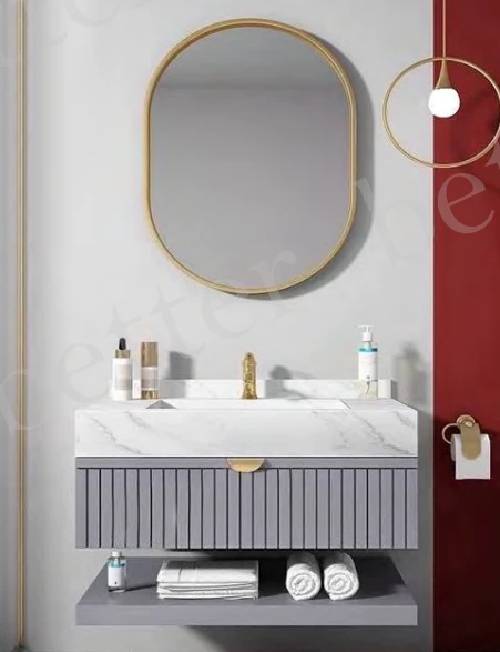 Tocador de baño de madera de 72 pulgadas