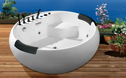 Bañera rectangular independiente